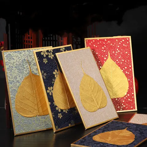 Bodhi Leaf Rice Paper Hard Cardstock Regular Script Calligraphy Paper Fine Brush Painting Paper for Traditional Chinese Painting