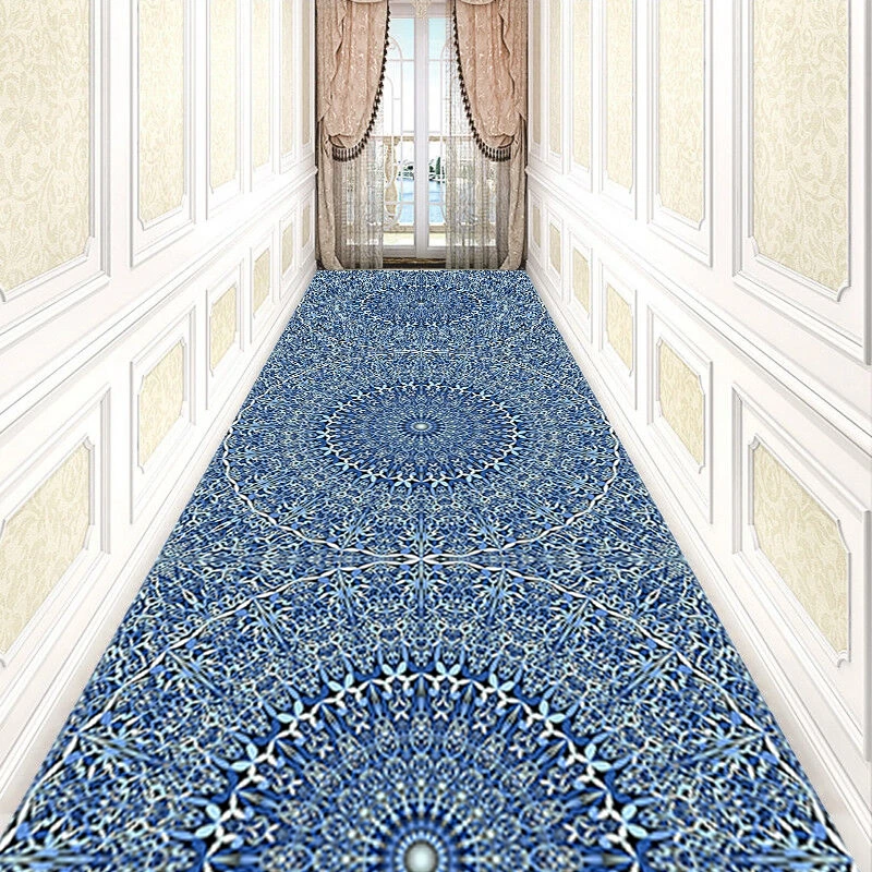 Reese Lobby Carpet Living Room Bedroom Porch Rug Spring Summer Japanese Abstract Mandala Hallway Corridor Aisle Hall Entrance