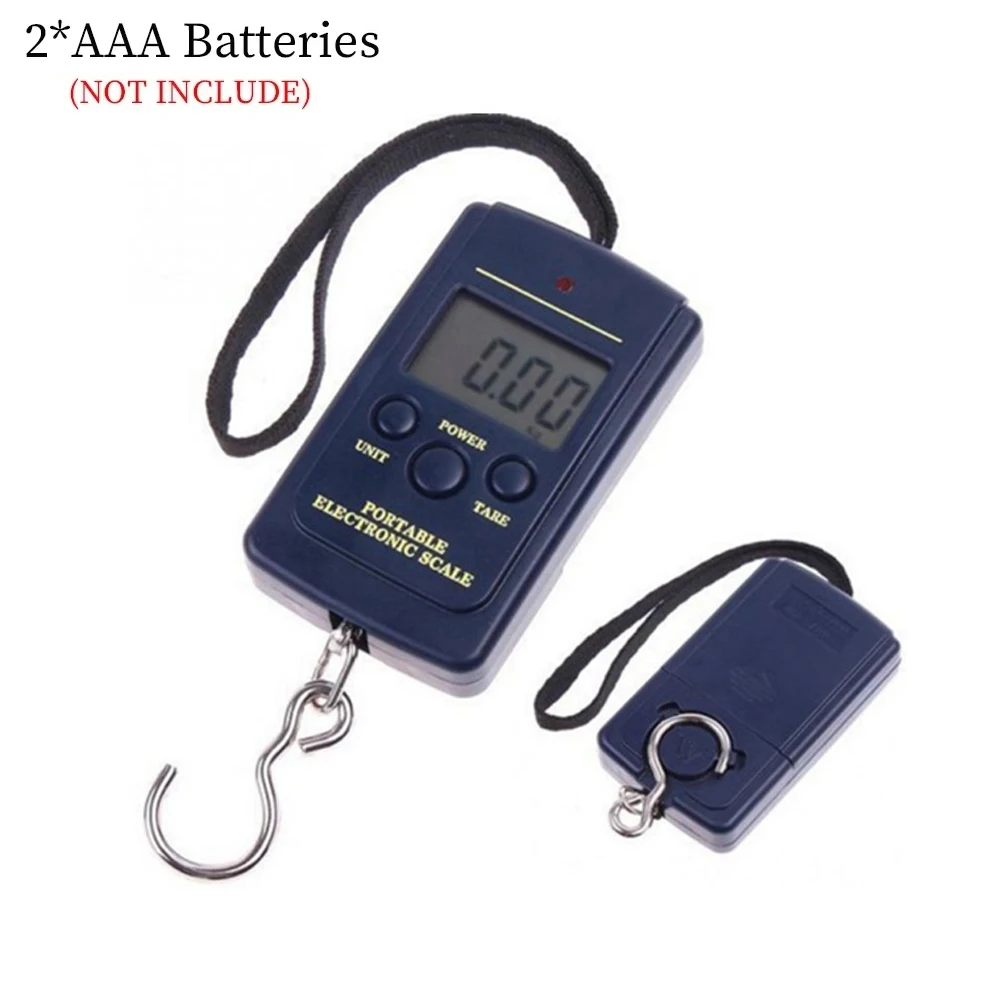 Portable 10g-40kg Electronic Hanging Fishing Digital Pocket Weight Hook Scale Multifunctional Luggage Shopping Fishing Weight