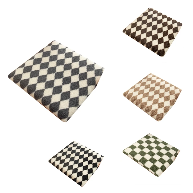 

Chessboard Cushion Memory Cotton Dormitory Suitable For Winter Office Student Cushion Chair Stool Cushion