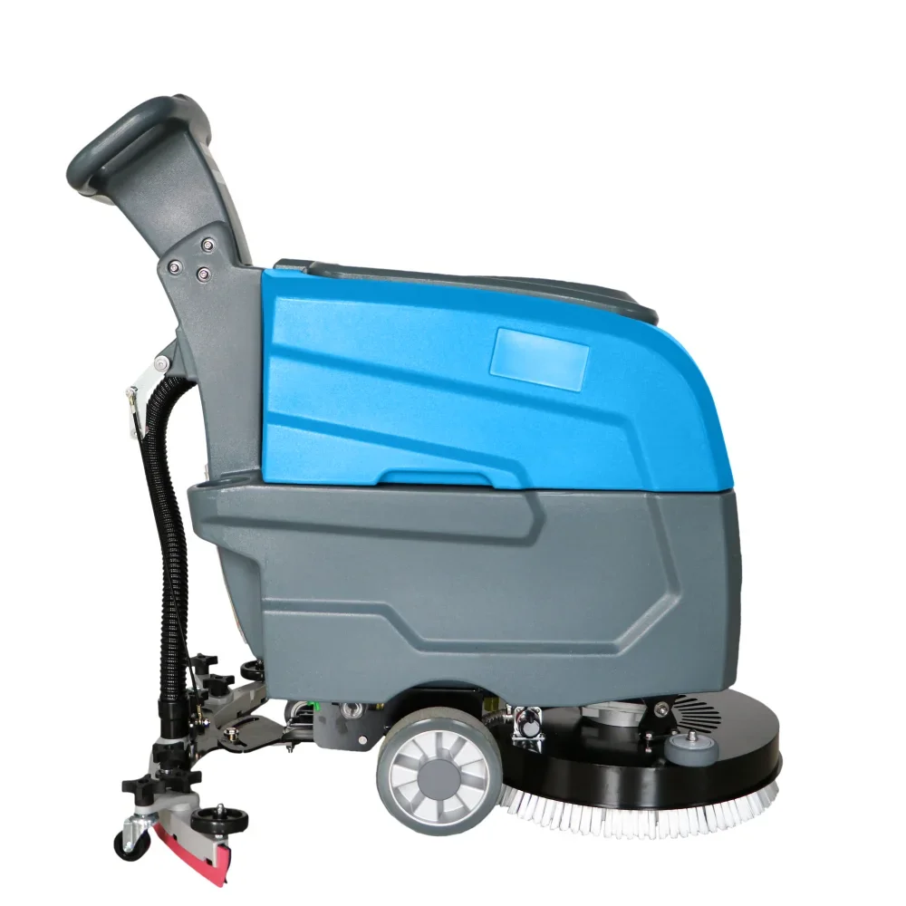 

【Hot】SUTO-A2 Hand Push Commercial Floor Washing Cleaning hine Walk Behind Single Brush Battery Floor Scrubber Dryer