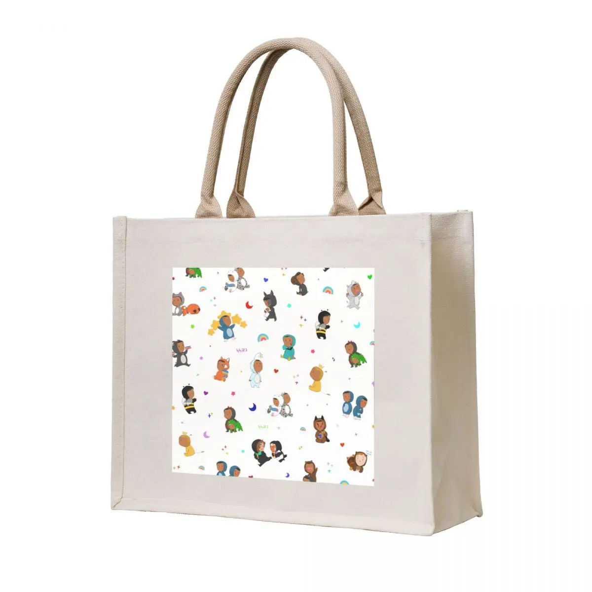 

Favourite Babies Scatter Print Tote Bag women bag bags for women Gift bags Eco bag