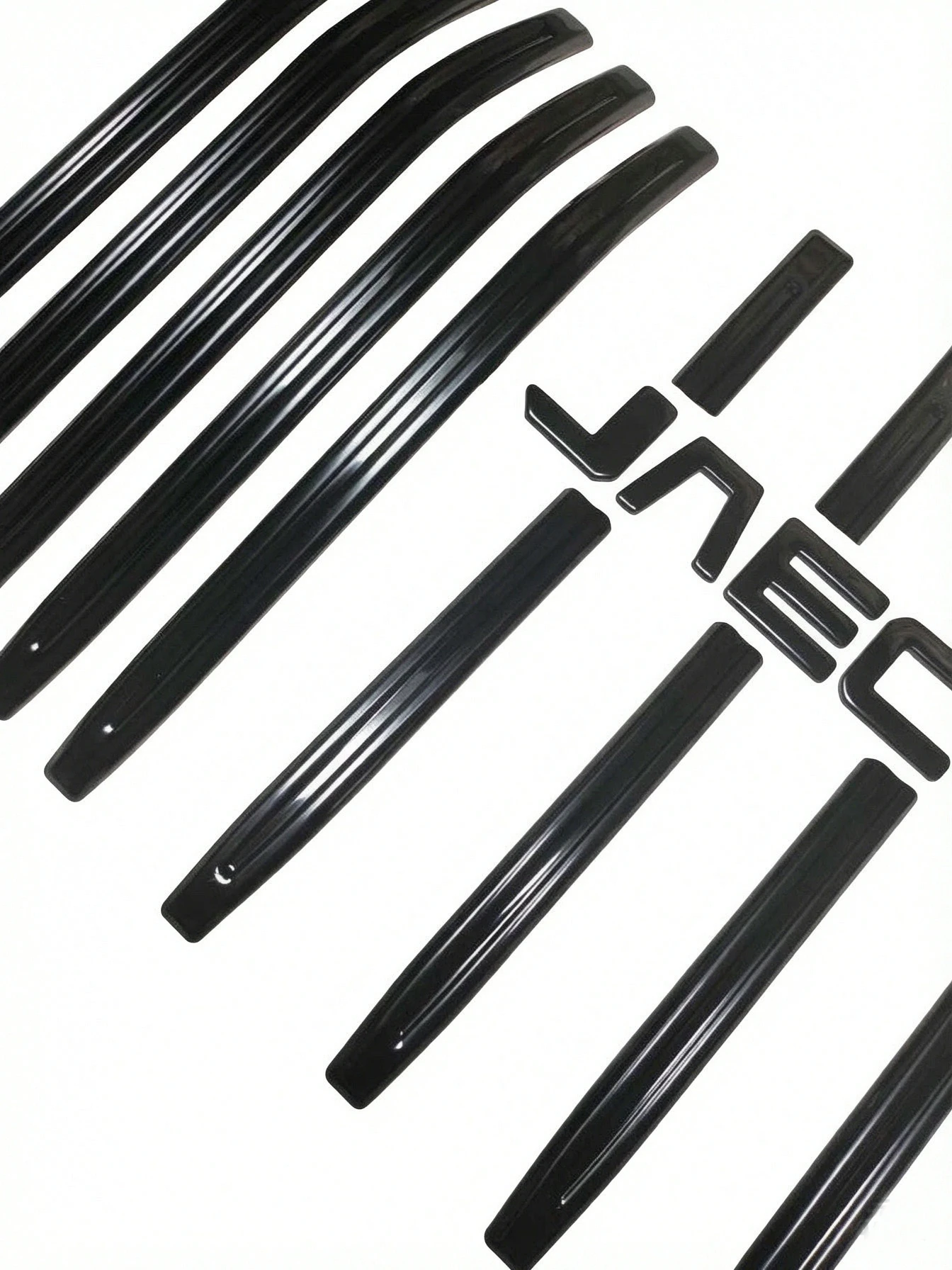 Für Jaecoo5 JAECOO J5 2025-2026 Edelstahl Glänzend Schwarze Emblem-Abdeckung Frontgrill-Emblem-Verkleidung – Detail 1