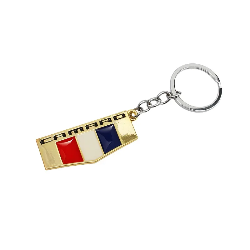 Metal Car Keychain Key Rings Pendent Styling for Chevrolet CAMARO Cruze Spark Aveo Captiva Trax Sail Orlando Sonic Accessories