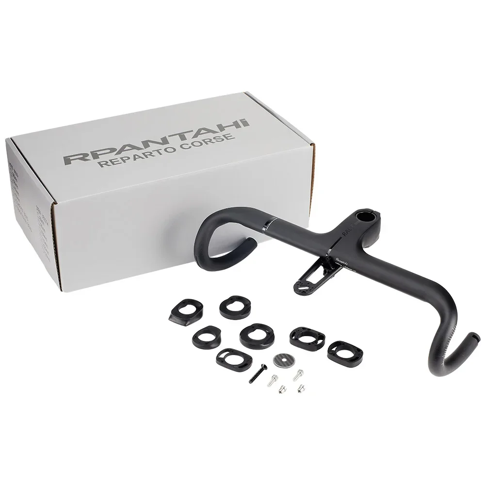 Rennrad Vollcarbon -10 ° Integrierter Cockpit OD2 Lenker Fahrrad-Bogenlenker Rennrad Interne Kabelführung Versteckter Lenker – Detail 8