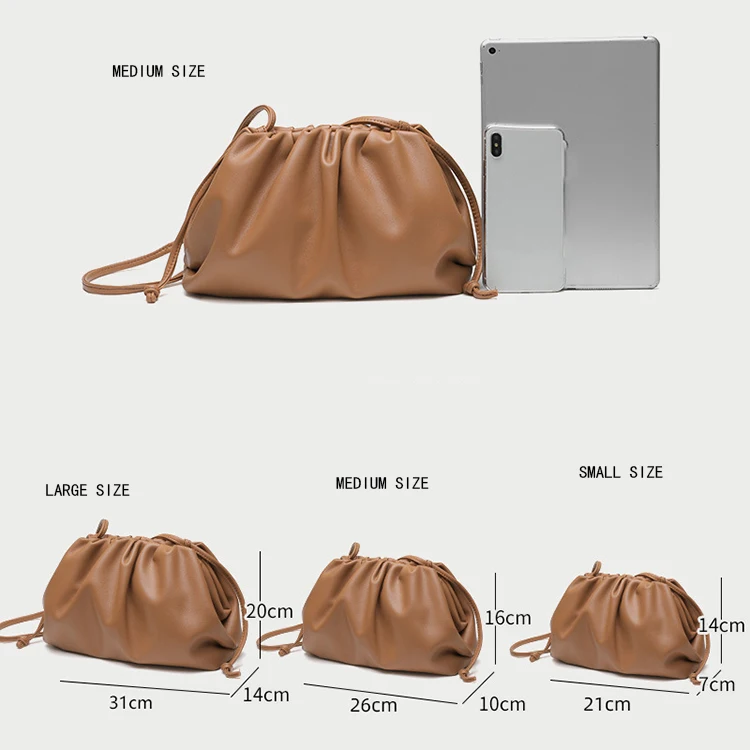 Designerska miękka torba damska ze skóry Pu wysokiej jakości małe torby typu Crossbody dla kobiet moda kobiece torebki torby kurierskie
