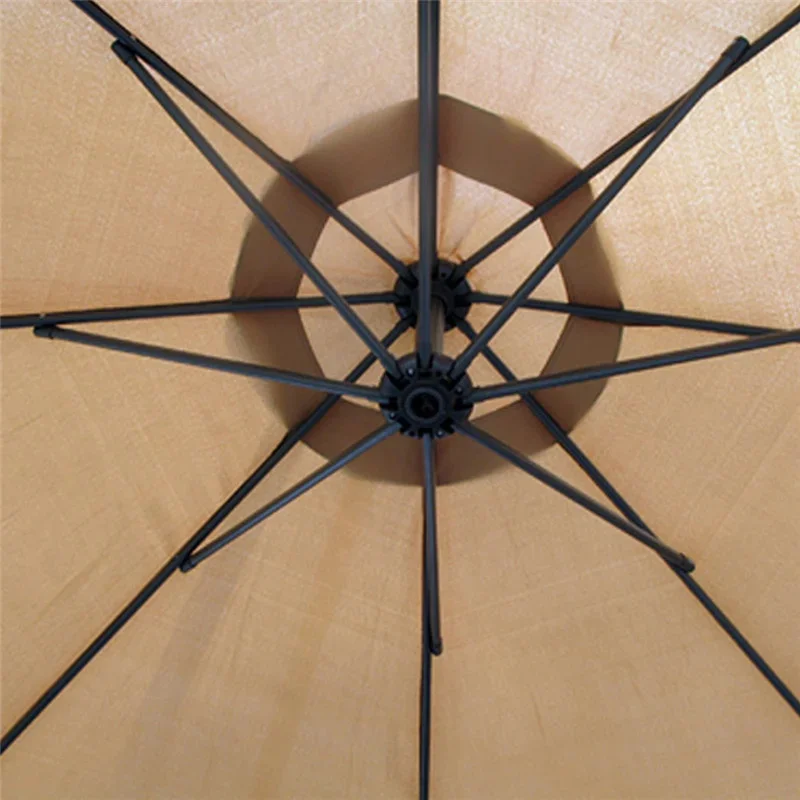 Diameter 3M Parasol Replacement Cloth Garden Umbrella Cover for 8-Arm Umbrella Outdoor Anti-UV Parasol Top Cloth