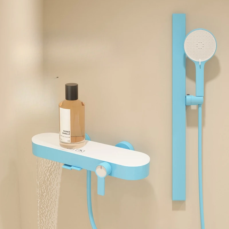 Dopamine color shower  set nozzle household bathroom bath pressurized shower shower head Yuba pressurized