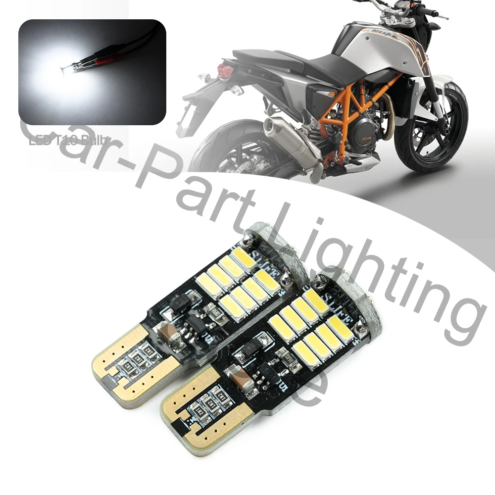 2つのLED自転車用プレート電球,オートバイ用プレートランプ,オフロード,スポーツ用,194,w5w,t10,168個