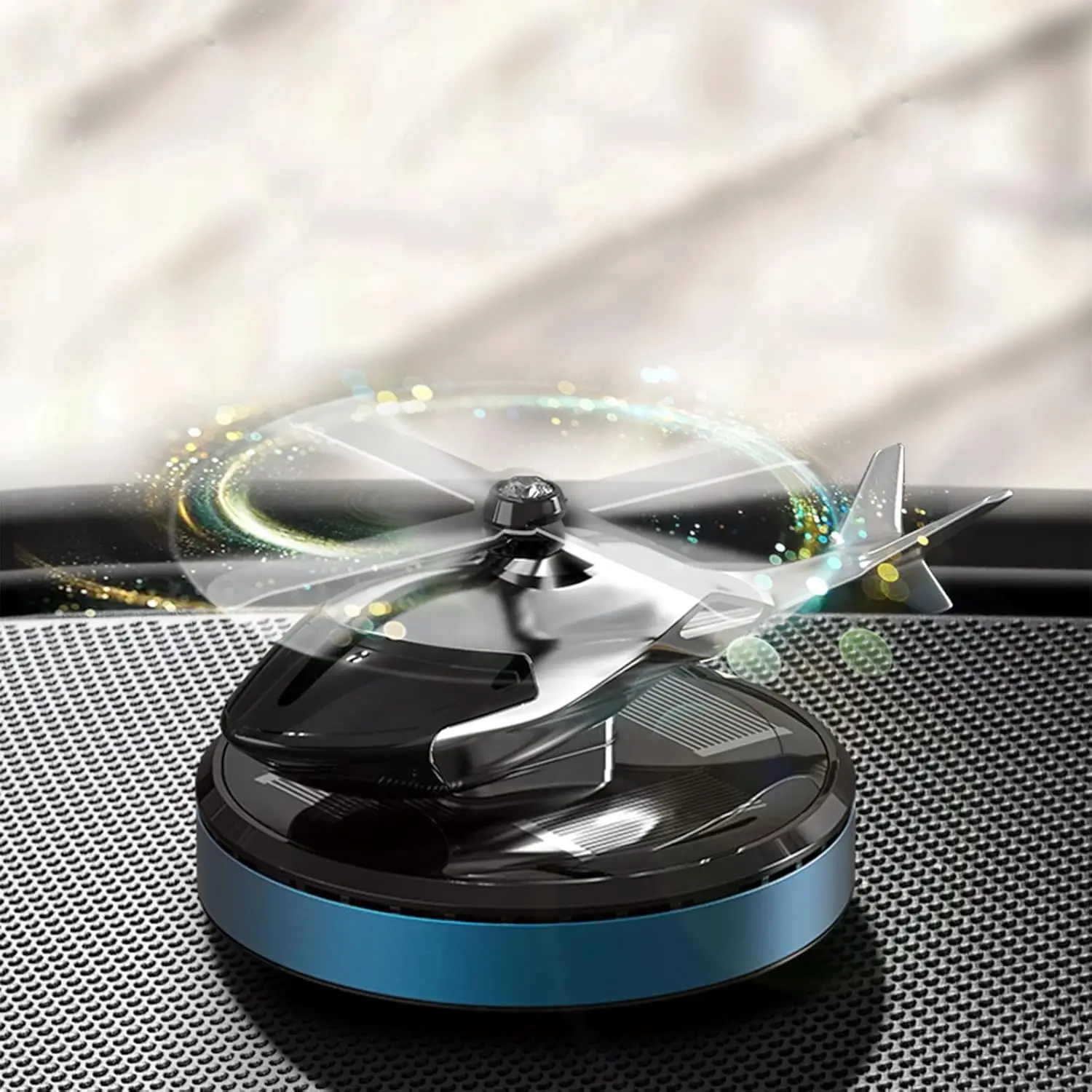 

Helicopter Car Air Freshener Rotating Solar Car Freshener Airplane Car Perfume