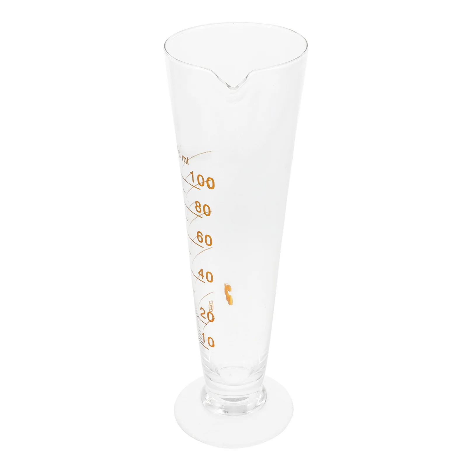 Laboratory Glass Measuring Beaker Chemistry Beaker Triangular Shape Clear Scale Stable Placement Accurate Measurement Lab