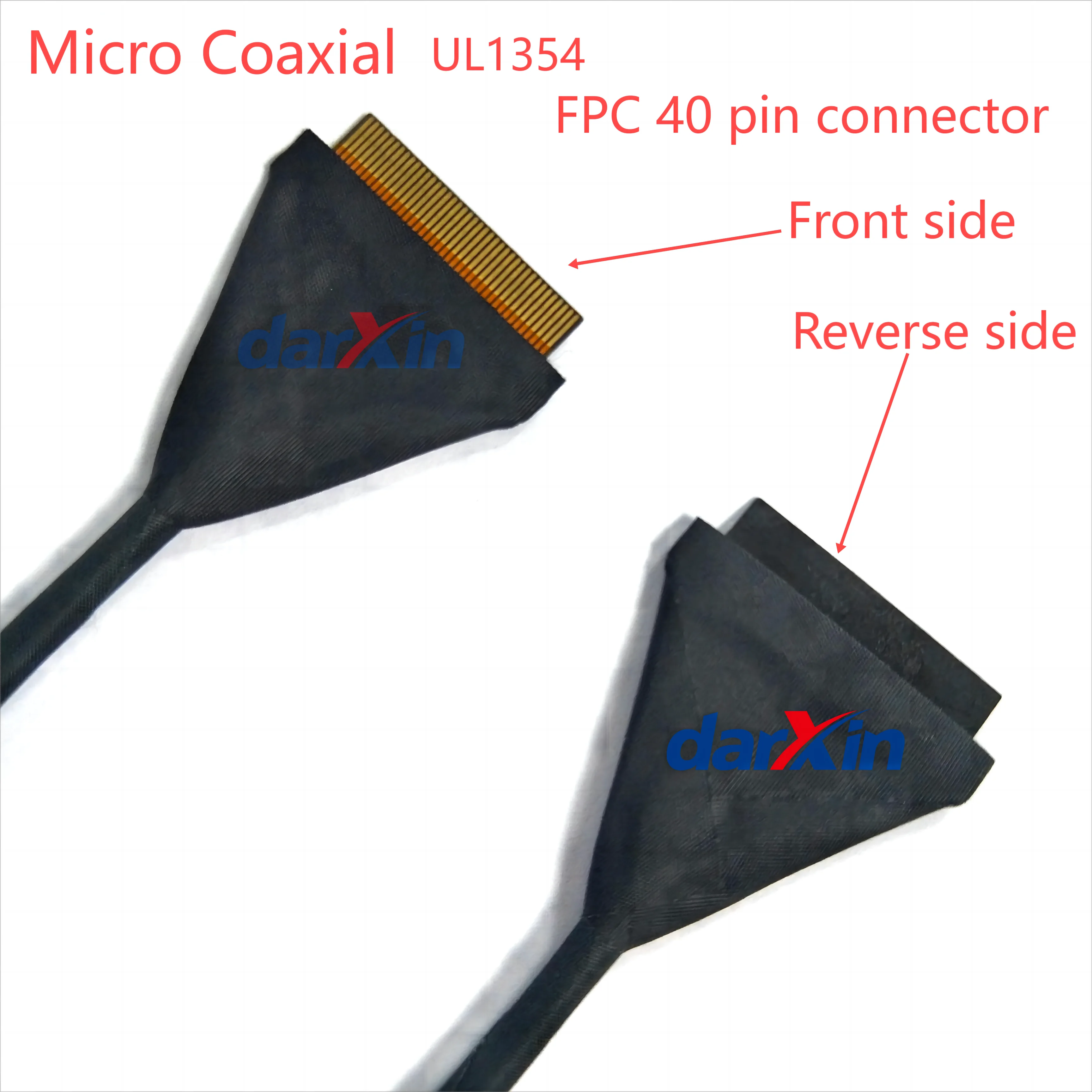 40pin Fpc Connector 0.5Mm Pitc 40pin Micro Coaxiale Edp 4K Naar 1080P 4Lane Naar 2 Rijstroken Lvds Kabel