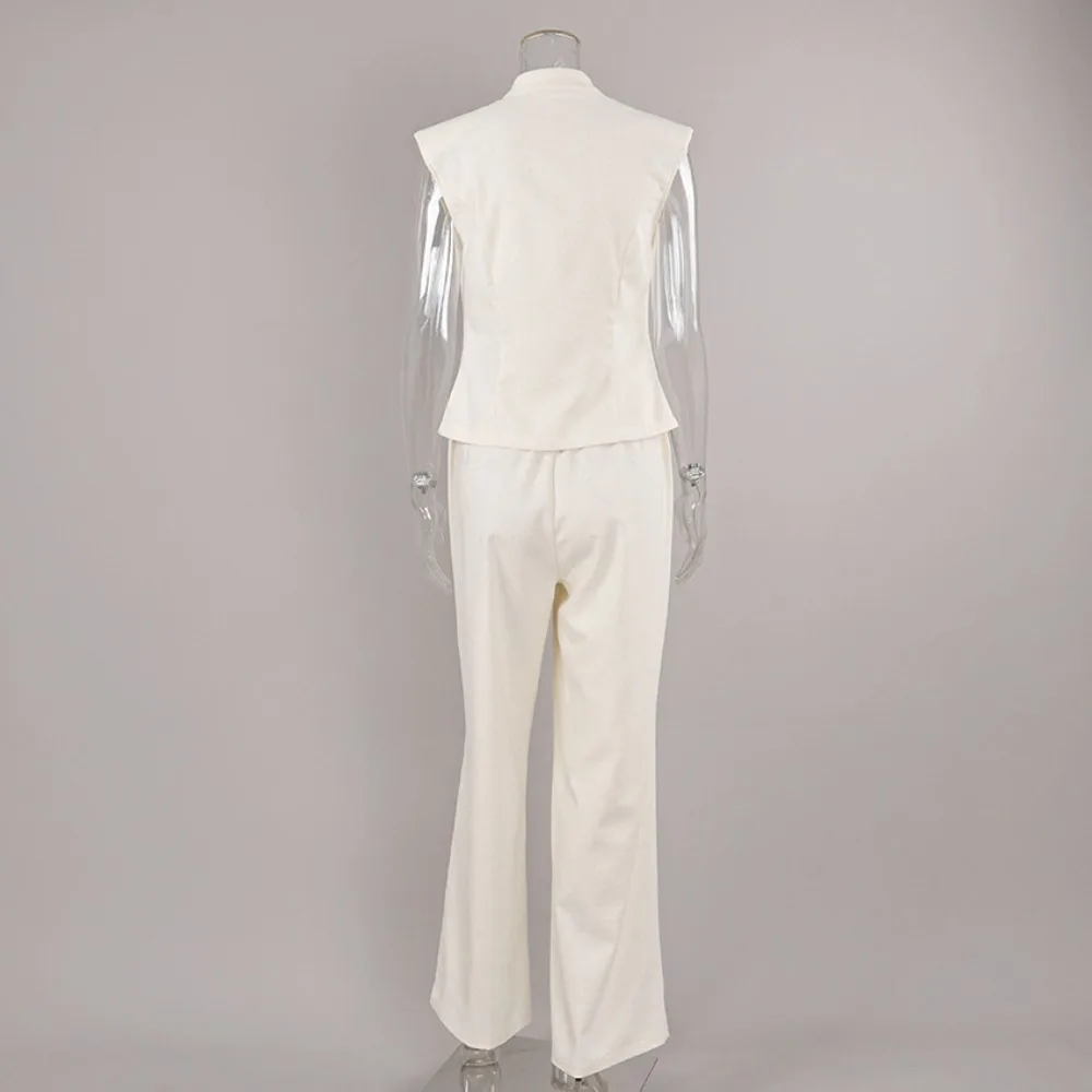 Chinese Style Cotton Linen Cardigan Wide Leg Pants Suit Spring and Summer Women's Elegant Soft Casual Frog Button Top Pants 2Pcs
