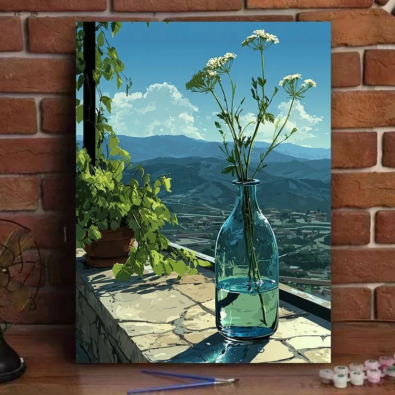 

A-0253 Vibrant Garden Canvas Art