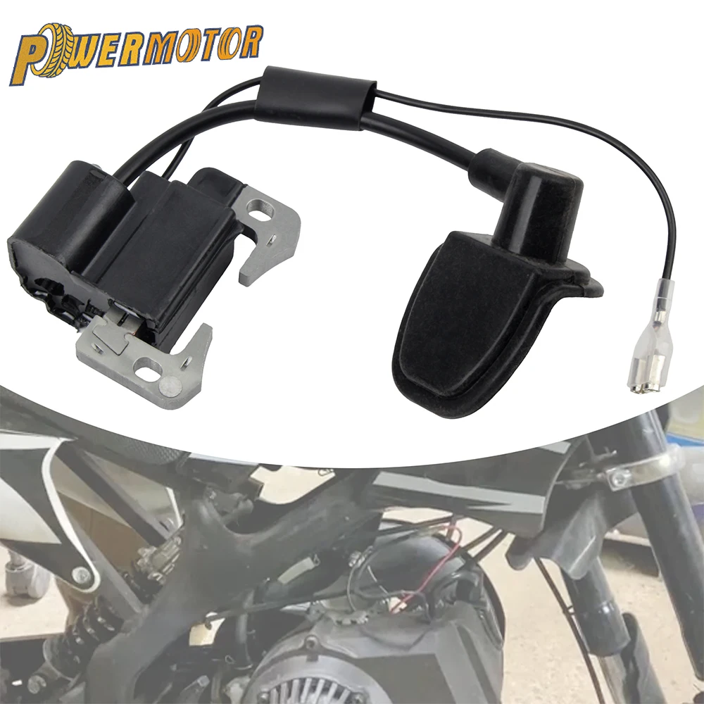 

Motorcycle Ignition Coil For 43cc 47cc 49cc Mini Quad Pocket Dirt Bike ATV 2-Stroke Engine Part