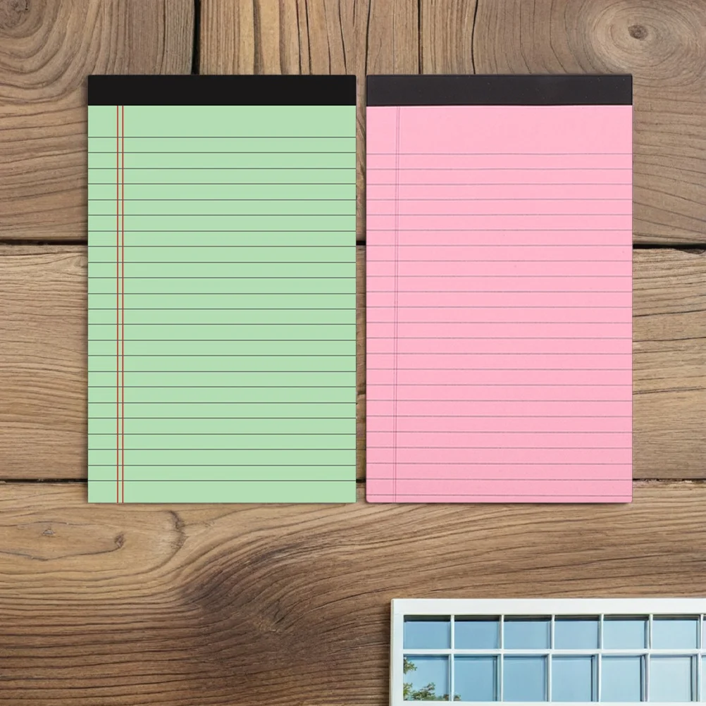 6 قطع من وسادات الكتابة المسطرة بالحجم القانوني ورق ناعم للأقلام وأقلام الرصاص وأوراق قابلة للتمزيق للاستخدام في المكتب والمنزل والمدرسة #5