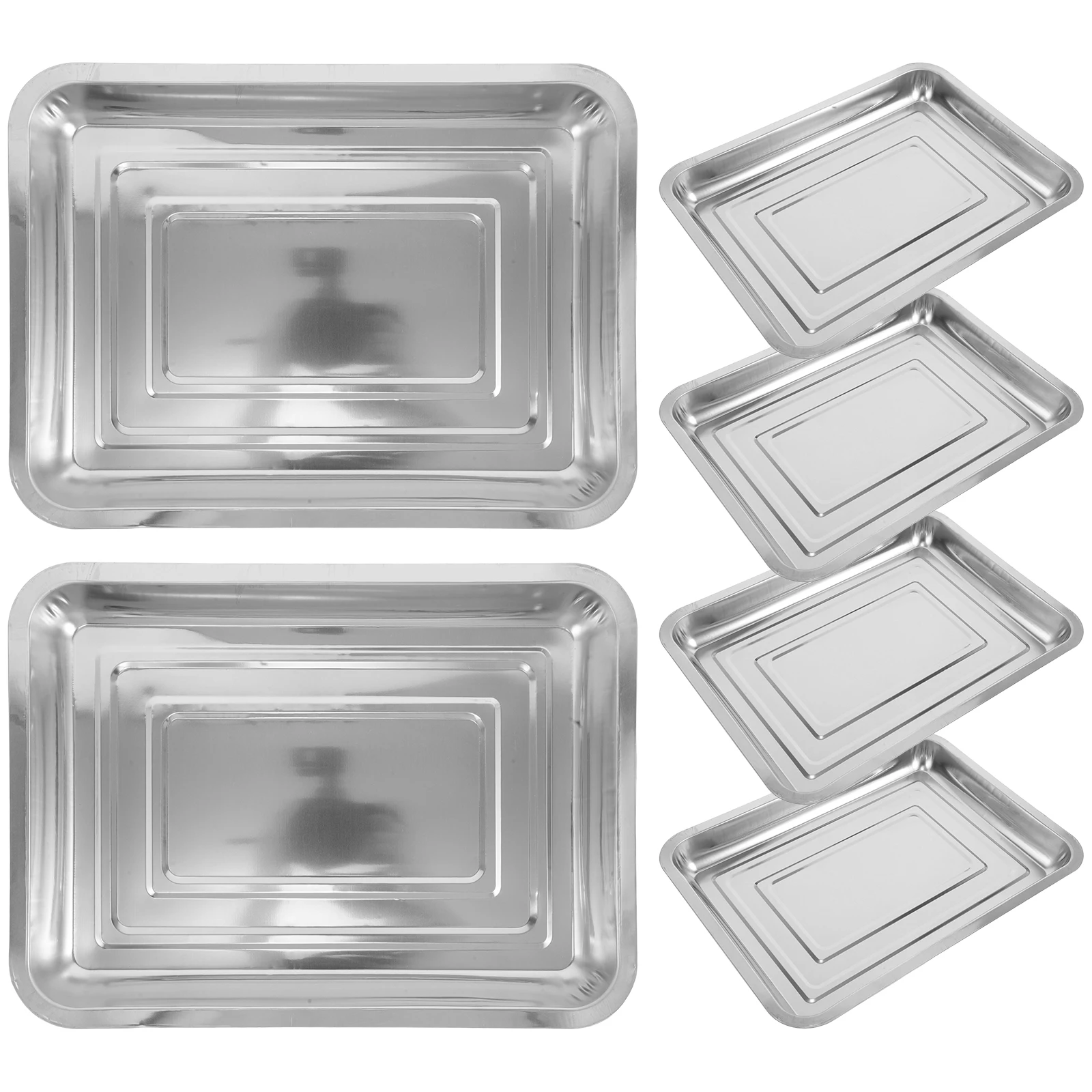 

6pcs Stainless Steel Sprouting Rustproof Durable Water Collection System Easy Transplantation Portable Nursery For Plants Indoor