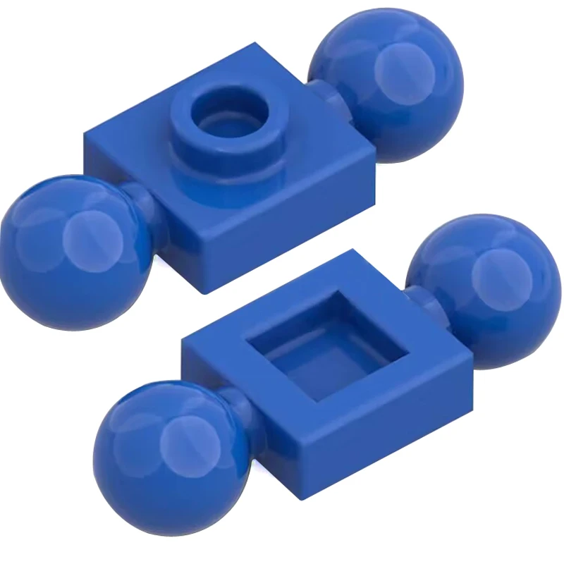 Plate 1x1 with 5.9 Ball Double Building Blocks Parts MOC Brick Toys For Cheating Piece Creative  30pcs/Lot