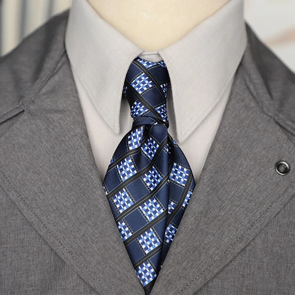 남성용 8cm 넥타이, 고급 빈티지 디자인 프린트 넥타이, 셔츠, 정장, 웨딩 파티용 스트라이프 넥타이, 실크 느낌
