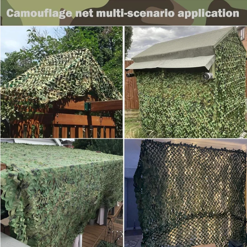 Camouflage Netting Double Layer Multi-Purpose for Party Decorations And Concealment Hide Cover view 6