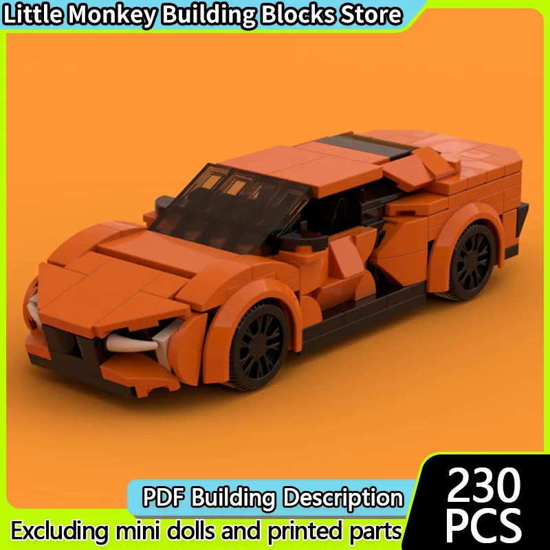 

Speed Racing Car Model MOC Building Bricks Revuelto Top Tier Sports Car Modular Technology Children Holiday Gifts Assemble Toys