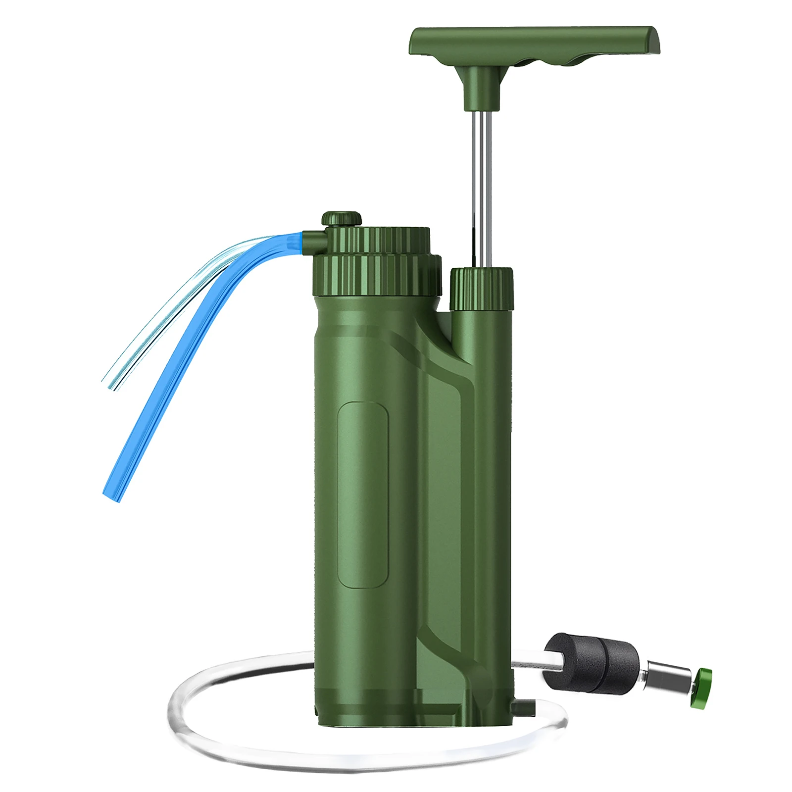 Portable Reverse Osmosis Water Filter Pump Outdoor Water Purification System Survial Gear for Camping Hiking Travel Emergency