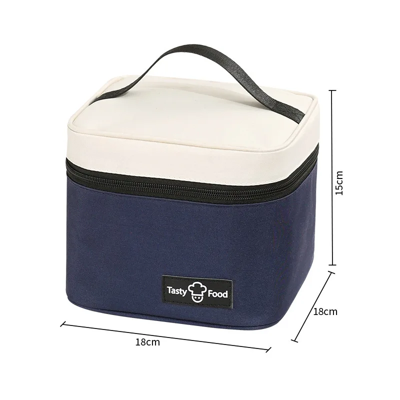 Neue Tragetasche, Kühler, Lunchtaschen, tragbar, für Picknick, Büro, Schule, Isoliertasche mit Schultergurt – Detail 12