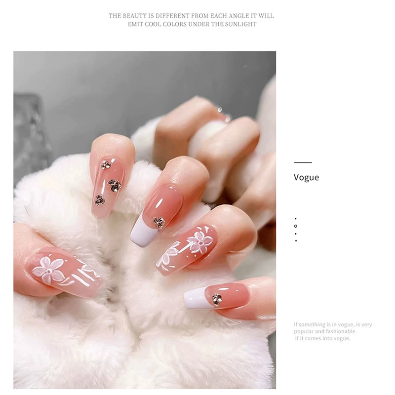 3 Sizes Nail Art Brush For Acrylic Liquid Powder Sculpture Carving Flower Pen Manicure 3D Drawing UV Gel Painting Tools