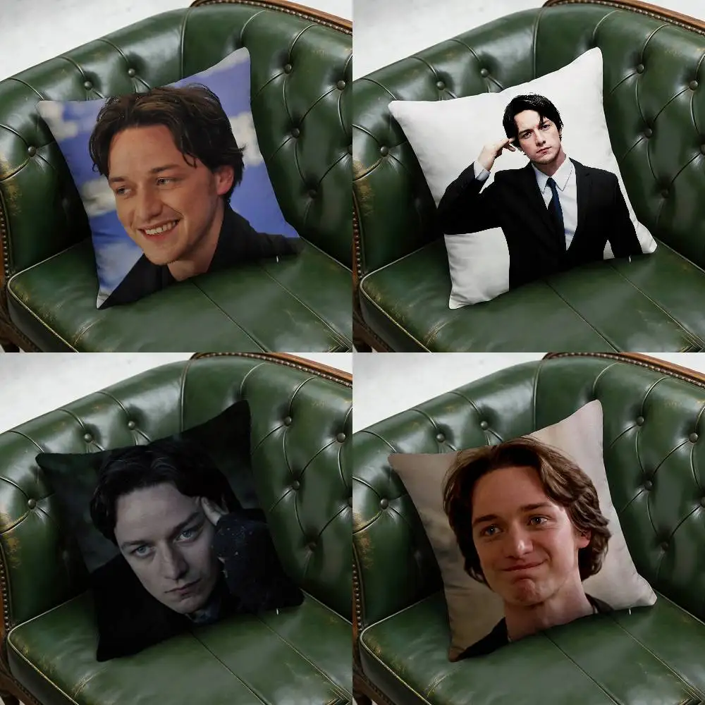 For James Mcavoy Actor Throw Pillow Case 65cm 40cm Home Custom Square Pillowcase Cushion Cover