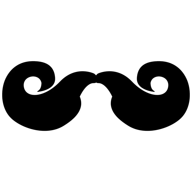 BLKUOPAR-pegatinas de vinilo para coche, bigote Imperial, calcomanías simples, oclusión, rasguño, refrigerador creativo, decoración de motocicleta