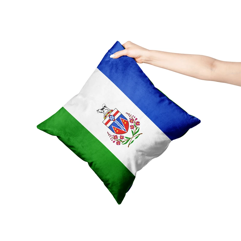 Aertemisi 18'' x 18'' Yukon Province and territorie of Canada Square Throw Pillow Cushion Covers Cases Pillowcases 45cm x 45cm