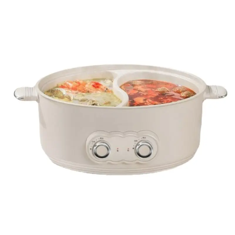 6L Multifunctional Electric Cooker Dual control Automatic power off Temperature control Kitchen Cooking Home Electric Hot Pot