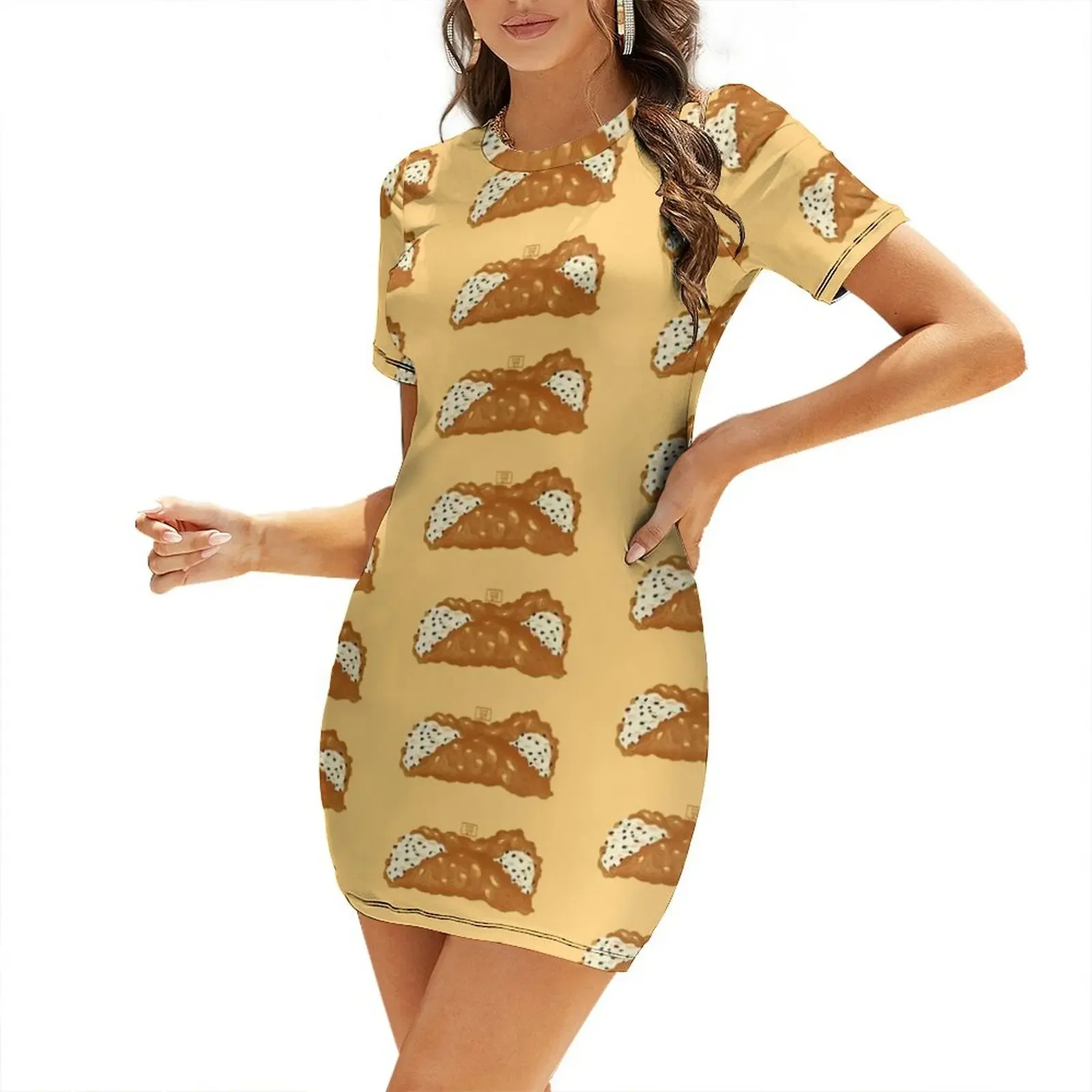

Ricotta Cannoli Short-Sleeved Dress purple dress women's summer dresses 2025 dress for women summer Clothing