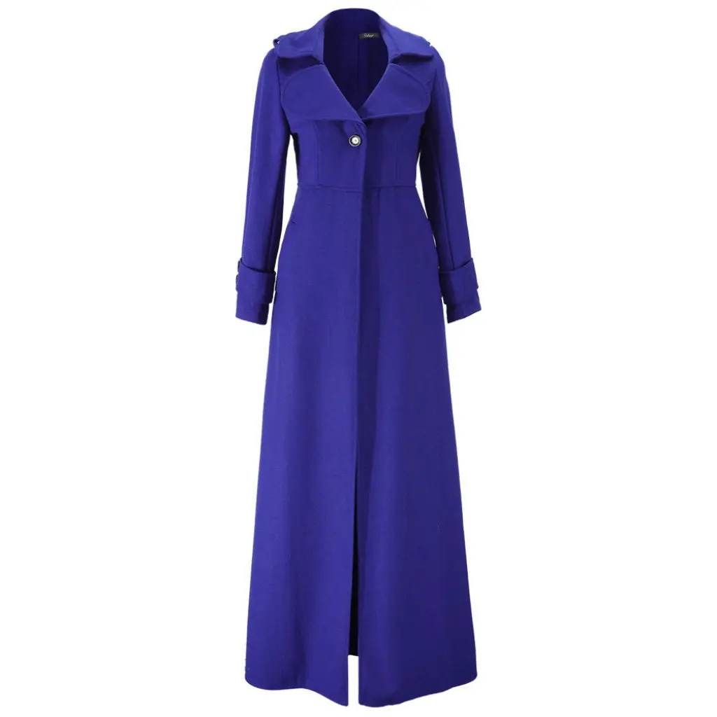 

Women's Turtleneck Woolen Coat Autumn Winter New Lengthened Outerwear European American Style Fashion