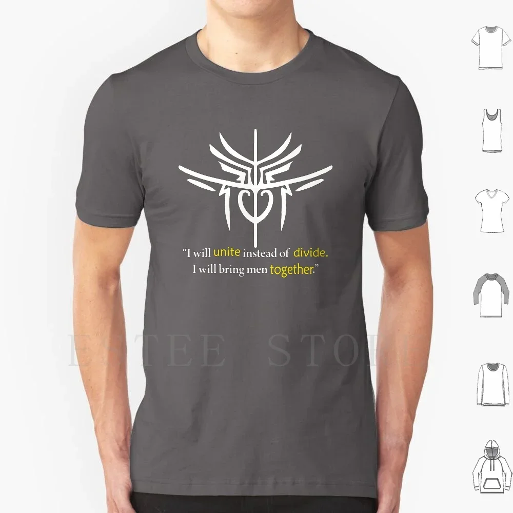 Stormlight Archive-I Will Unite Instead Of Divide. I Will Bring Men Together. T Shirt Cotton Men DIY Print Brandon Sanderson