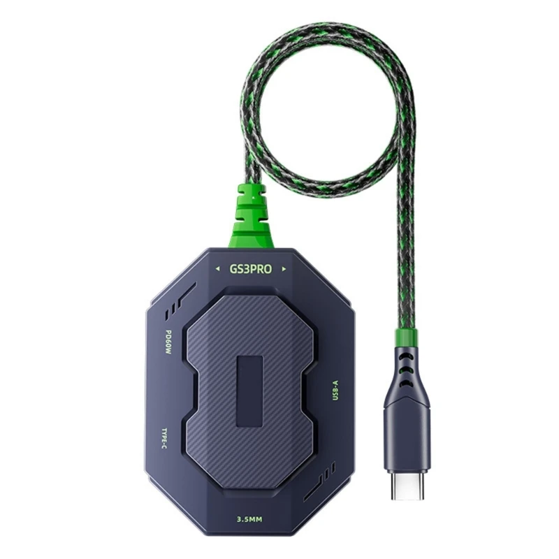 

SZSU Flexible Adapter For GS3pro Earphones USB C Adapter with Straight/Angled Heads for Uninterrupted Gaming and Office Tasks