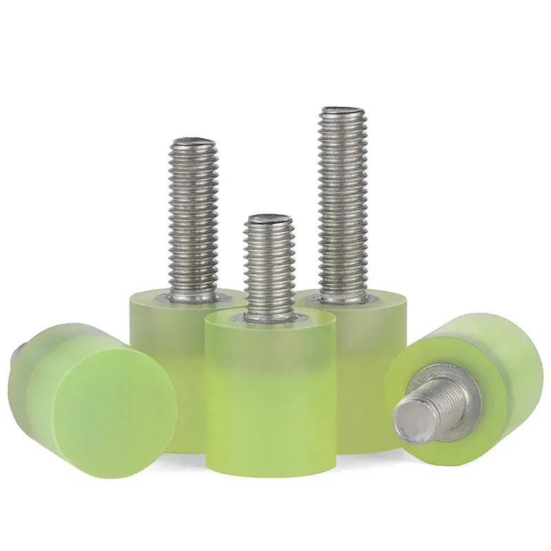 منع الضرر 304 الفولاذ المقاوم للصدأ البولي يوريثين المغلفة الترباس الحد من الضوضاء للمعدات الدقيقة M4 M5 M6 M8 M10 M12