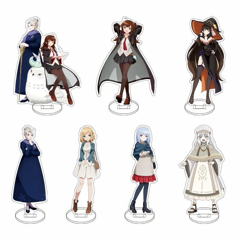 15cm Anime Once Upon A Witch's Death Meg·Razberry Sophie Hatter Eldora​​ Cosplay Stand Plate Cartoon Figure Character Model Prop