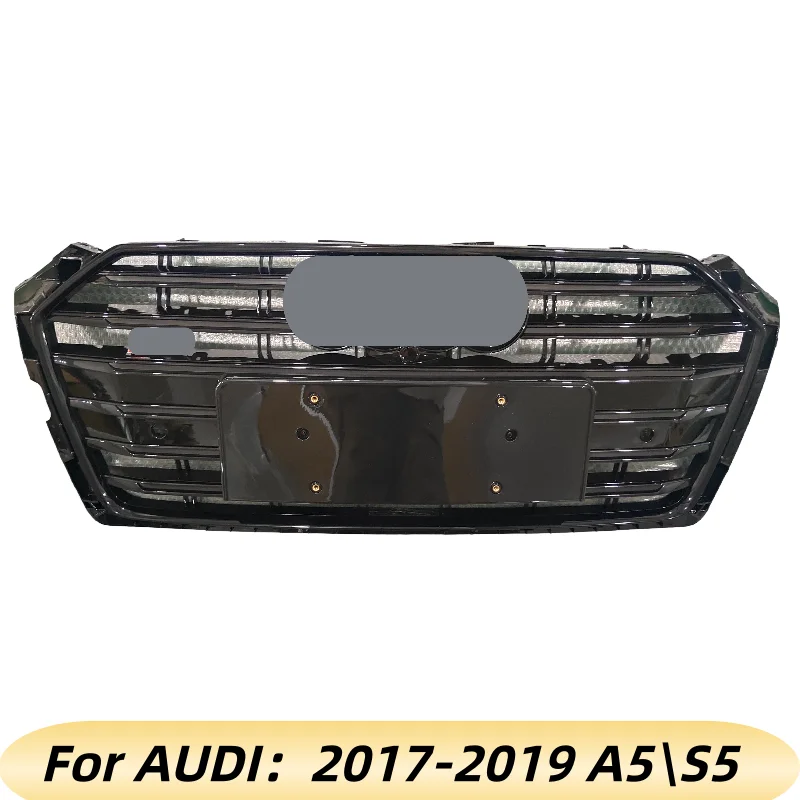 For Audi A5/S5 2017 2018 2019 2020 Front Bumper Engine Grill Mesh Guard, Premium Car Accessory