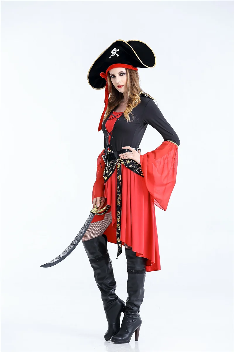 Nouveau jeu orm Costume de Pirate pour femmes loween Par Role-plang Costume traditionnel chinois Performance sur scène vêtements pour femmes