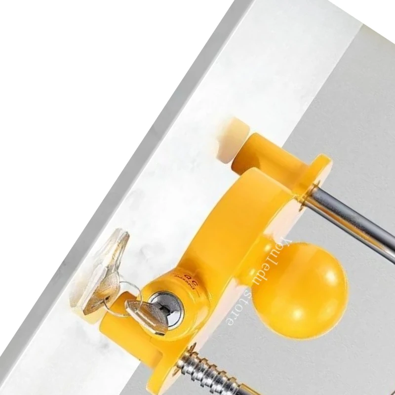 

Suitable for Heavy-duty Hook Locks, RV Trailers, Ball Couplings, Trailer Locks, Heavy-duty Hook Anti-theft Locks, Yellow