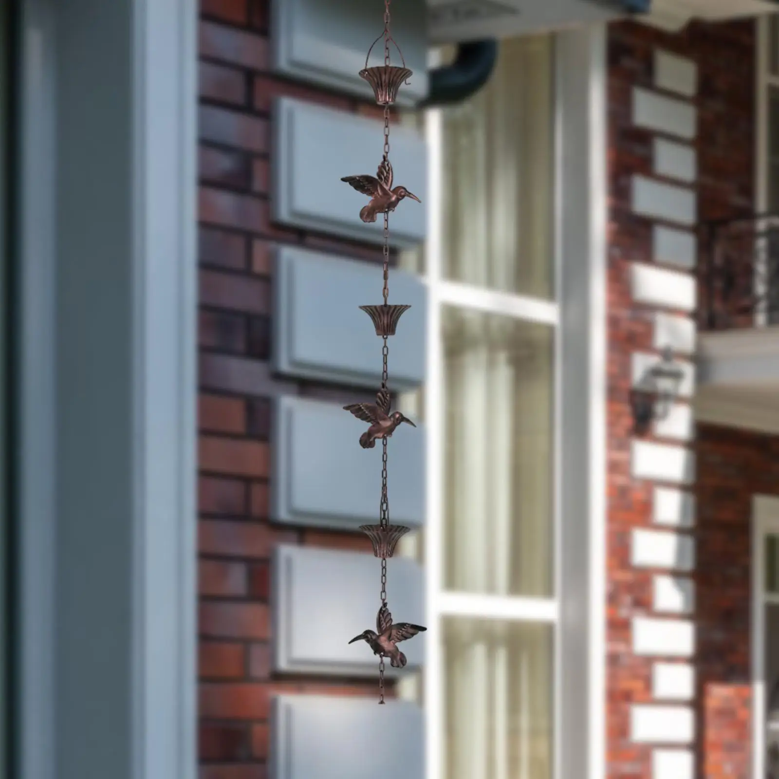 Rain Chain Decorative Functional Rainwater Catcher Rainchain