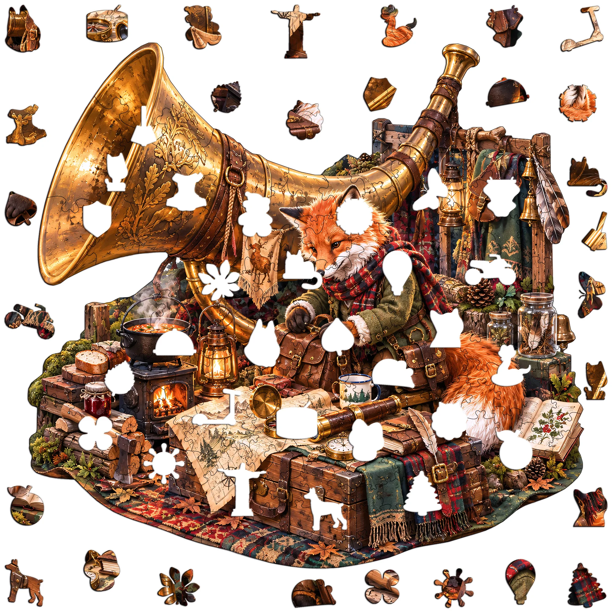 Sailing Globe Flat Wooden Puzzle Gift Toy Animal Jigsaw Puzzle Tabletop Puzzle Game Gift for Any Occasion Gift for Teens Kids