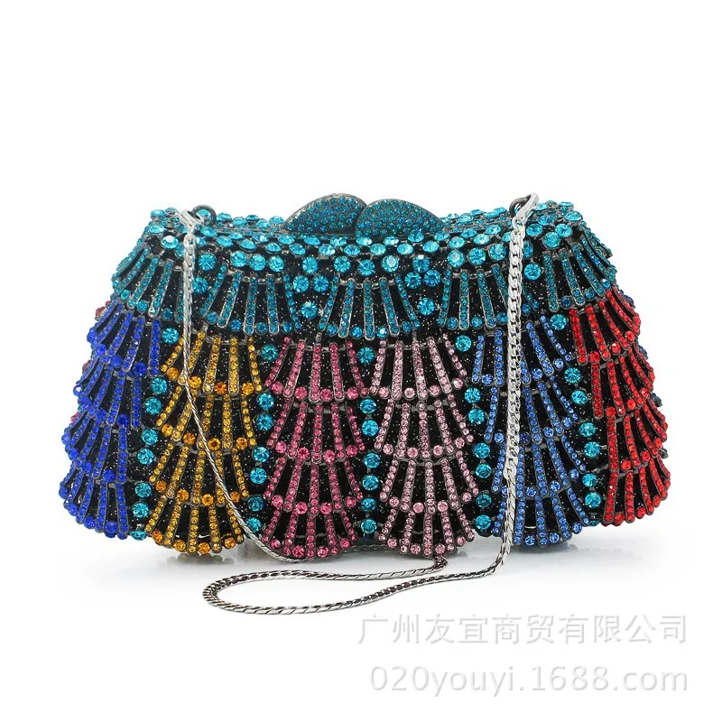 

Women's Clutch Diamond Dinner Dress Bag Banquet Clutch Evening Bags Pochette Elegante Da Cerimonia Pochette Soirée Femme Mariage