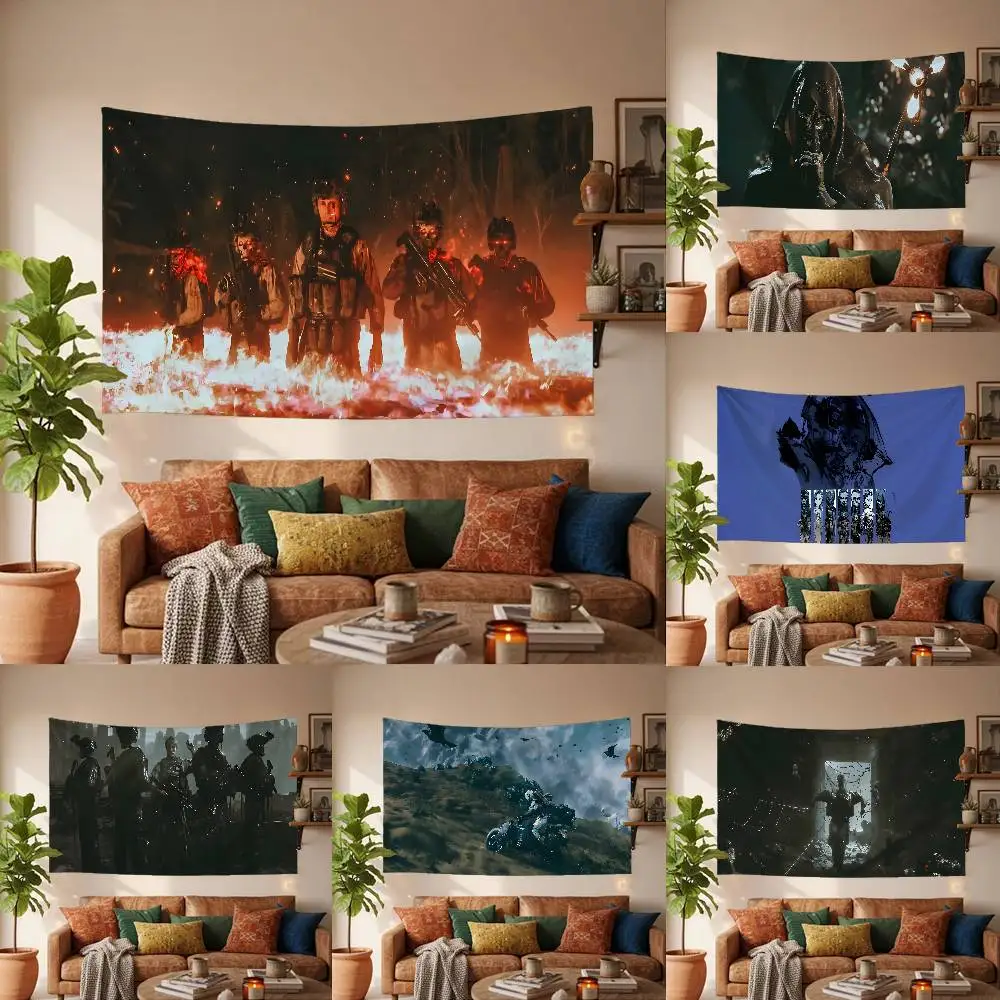 D-Death S-Stranding Tapestry Wall Hanging Tapestry Art Deco Blanket Curtain Hanging At Home Bedroom Living Room Decor