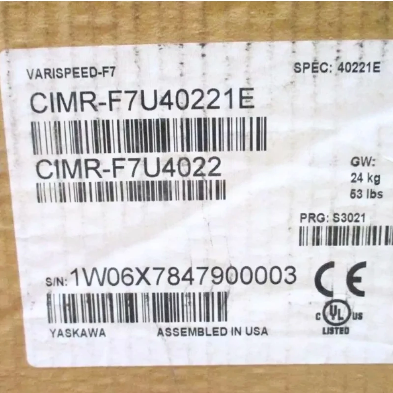 

Новый в упаковке инвертор Yaskawa CIMR-F7U4022, гарантия 1 год