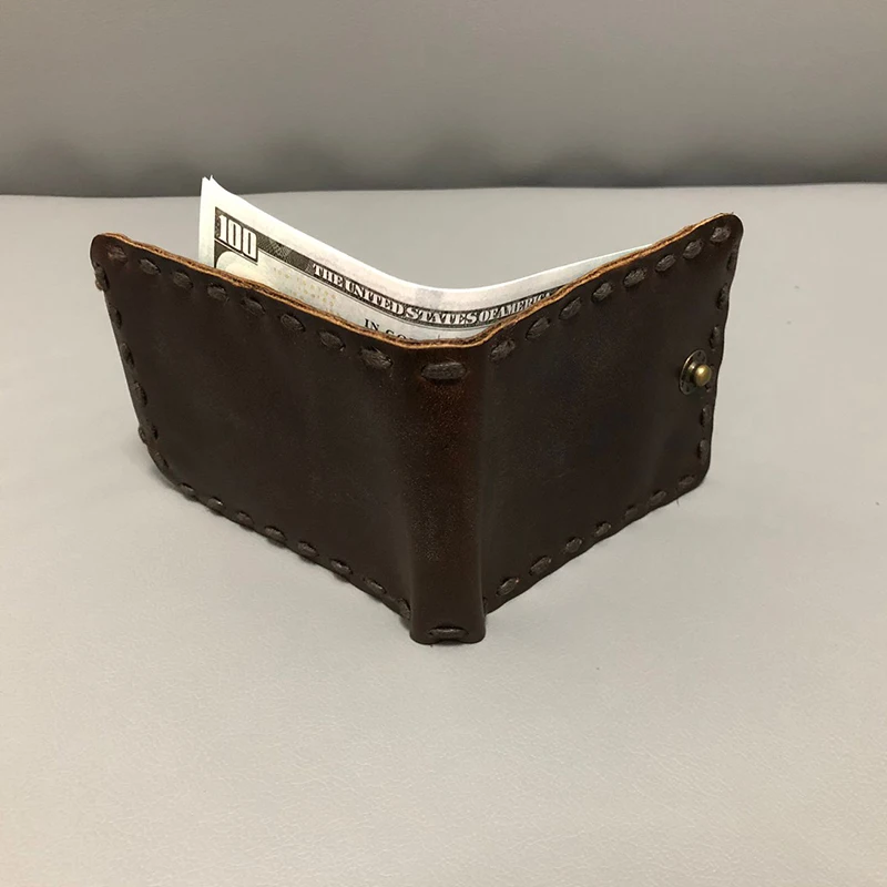 Short Men's Wallet for Male Vintage Fashion Casual Original Leather Credit Card Holder RFID Coin Pocket Crazy Horse Wild Style