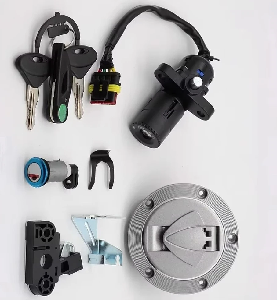 For Benelli BJ125-3E BJ125-3F TNT125 TNT135 Motorcycle Full Lock Set Ignition Switch Fuel Cap Seat Lock