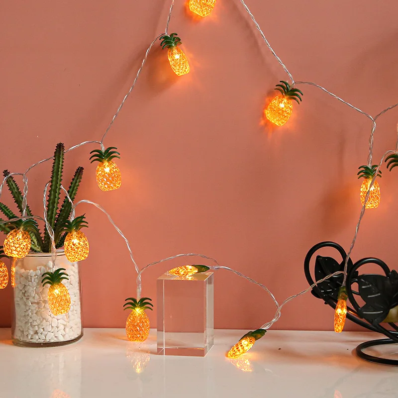 

1.5M 10LED Coconut Tree Pineapple Flamingo String Light Tropical Hawaii Party Decoration Birthday Wedding Decorations Supplies