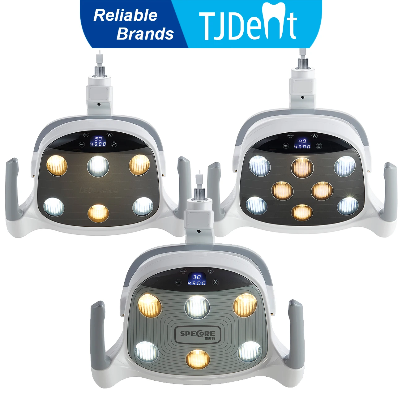 TJDent Dental LED Lamp Oral Light For Dentistry Reflector Shadowless Surgical Light Operation Lamp Induction Sensor Lamp